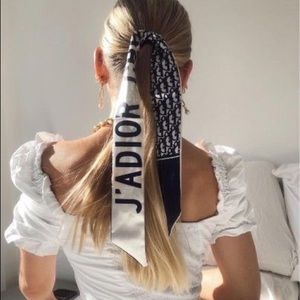 Christian Dior silk Mitzvah scarf